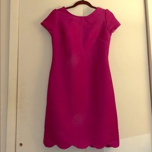 Camilyn Beth Fuchsia Cap Sleeve Dress